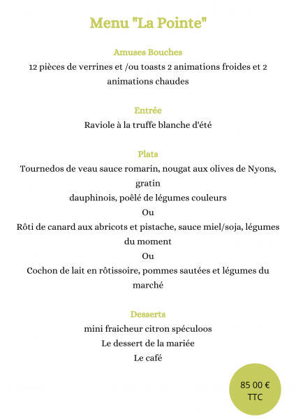 Menus